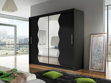 Garderobeskab Closico 125 (Sort)