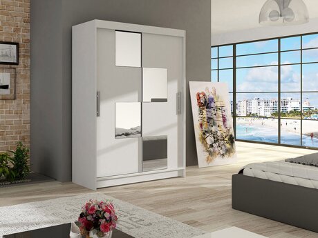 Garderobeskab Closico Pacron III (Hvid)