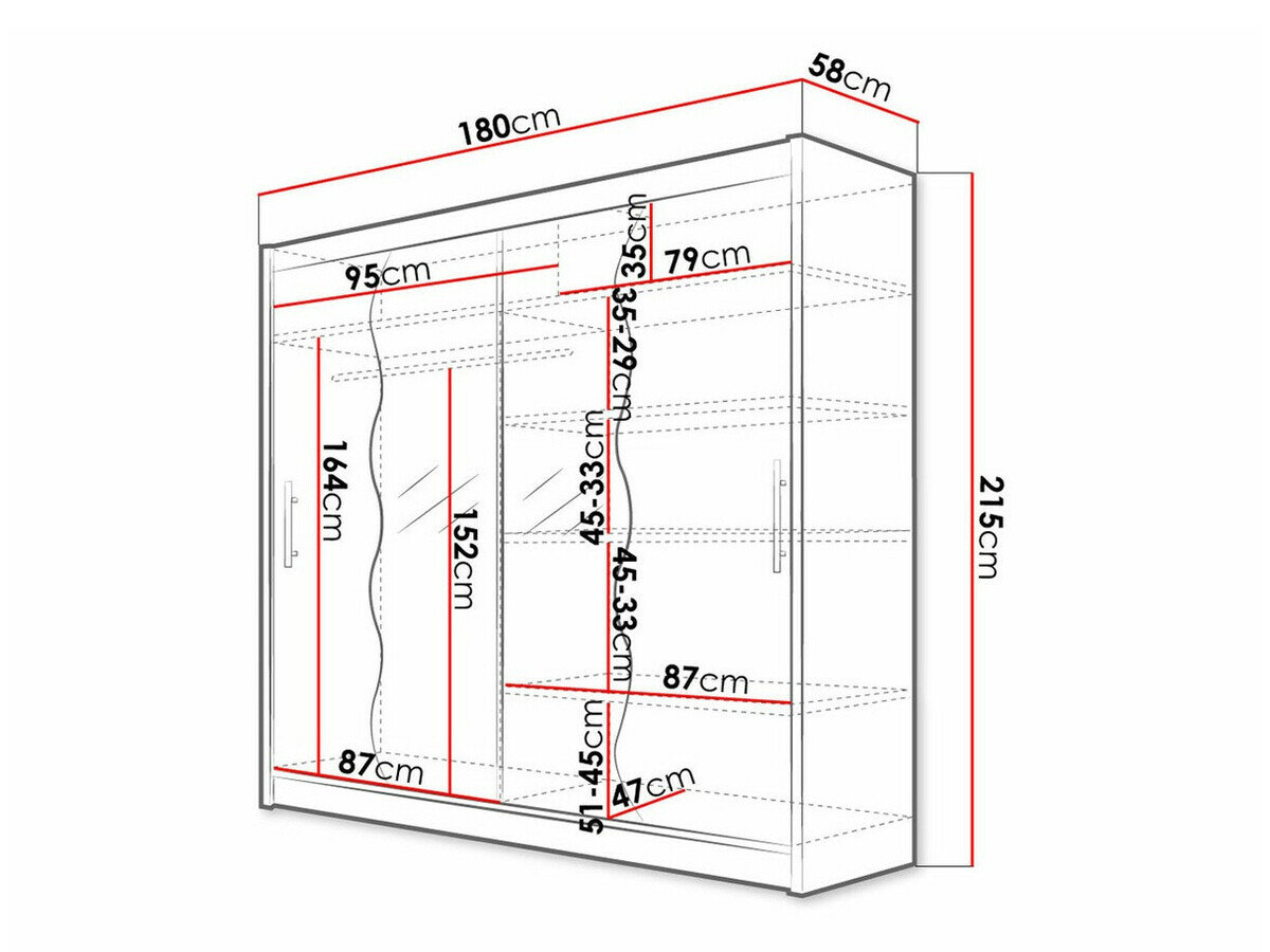 Garderobeskab Closico Pallor X (Hvid)