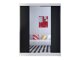 Gardróbszekrény Closico Vastor II (Fehér + Fekete)