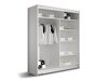 Kledingkast Closico Camera V (Wit)