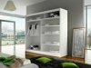 Kledingkast Closico Cavaris I (Wit + Sonoma eik)