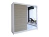 Kledingkast Closico Cavaris I (Wit + Sonoma eik)