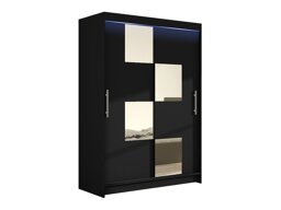 Kledingkast Closico Pacron III (Zwart)