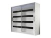 Kledingkast Closico Pallor XI (Wit + Glanzend zwart)