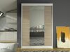 Kledingkast Closico Salvor II (Wit + Sonoma eik)