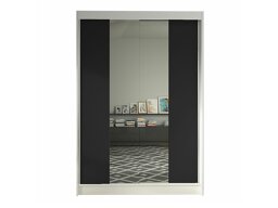 Kledingkast Closico Salvor II (Wit + Zwart)