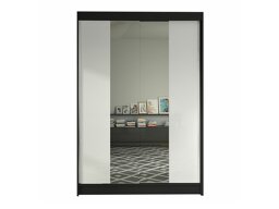 Kledingkast Closico Salvor II (Zwart + Wit)