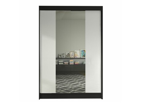 Kledingkast Closico Salvor II (Zwart + Wit)