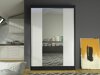 Kledingkast Closico Salvor II (Zwart + Wit)