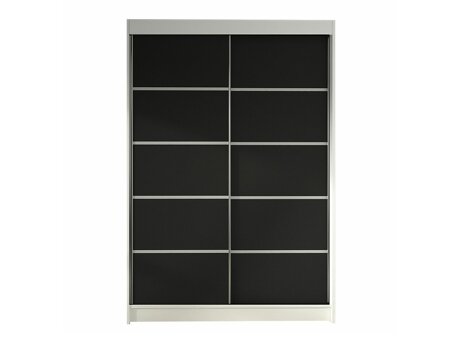 Kledingkast Closico Salvor IV (Wit + Zwart)