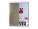 Kledingkast Closico Vastor I (Wit + Sonoma eik)