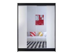 Kledingkast Closico Vastor II (Zwart + Wit)