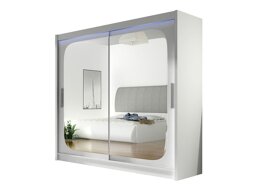 Riidekapp Closico Pallor VIII (Valge)