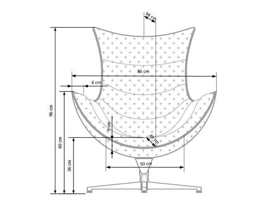 Lænestol Houston Laetus (Brun)