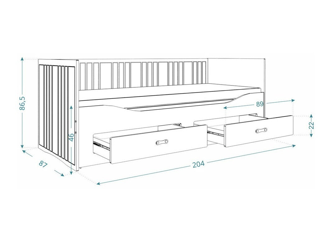 Bed Aurora 158