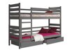Stapelbed Ogden 100 (Antraciet)