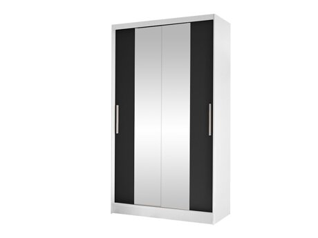 Kledingkast Closico Structor II (Wit + Zwart)