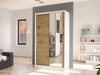 Kledingkast Closico Structor VI (Wit + Artisan eiken)