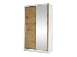 Kledingkast Closico Structor VI (Wit + Artisan eiken)