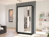 Kledingkast Closico Structor VI (Zwart + Wit)