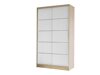 Kledingkast Closico Fractor IV (Sonoma eik + Wit)