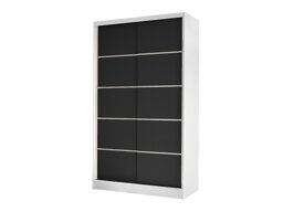 Kledingkast Closico Fractor IV (Wit + Zwart)