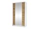 Kledingkast Closico Fractor V (Wit + Artisan eiken)