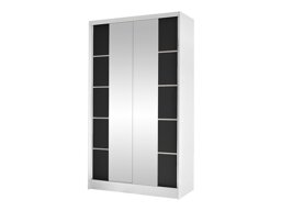 Kledingkast Closico Fractor V (Wit + Zwart)