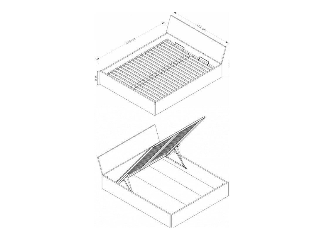 Bed Elicavo 103 (Sonoma eik)