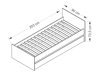 Bed Cirdora 107 (Wit)