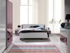 Bed Murrieta 110 (Wit + Glans Paars)