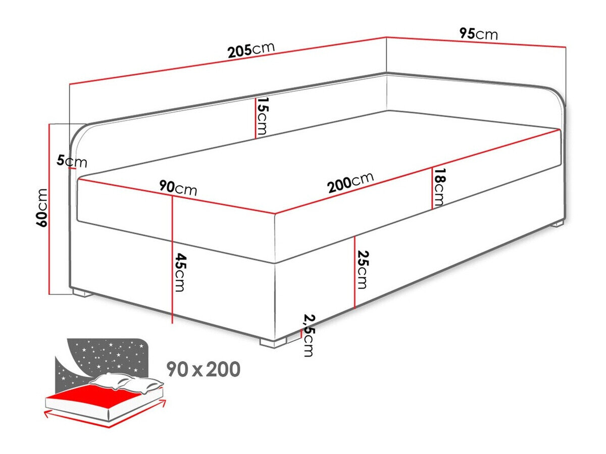 Bed Noma (Lux 23 + Lux 14)
