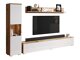 Ensemble de salon Sarasota 130 (Chêne wotan + Blanc brillant)