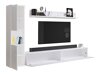 Woonkamerset Sarasota 130 (Wit + Glanzend wit)