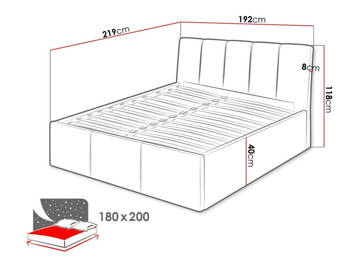 Bed ComfiDream Lumora (Fresh 11)