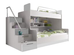 Stapelbed Campus (Wit + Glanzend wit)