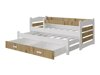 Bed Henderson 139 (Wit + Artisan eiken)