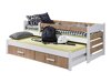 Bed Henderson 140 (Wit + Artisan eiken)
