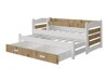 Bed Henderson 140 (Wit + Artisan eiken)