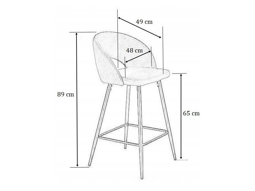 Counterstol Houston 881 (Mørkegrøn + Sort)