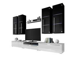 Woonkamerset Flos (Wit + Glanzend wit)