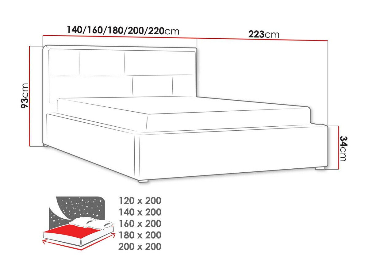 Bed Pomona 105 (Victoria 14 865)