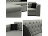 Chesterfield hoekbank Comfivo 252 (Magic Velvet 2219 + Magic Velvet 2217)