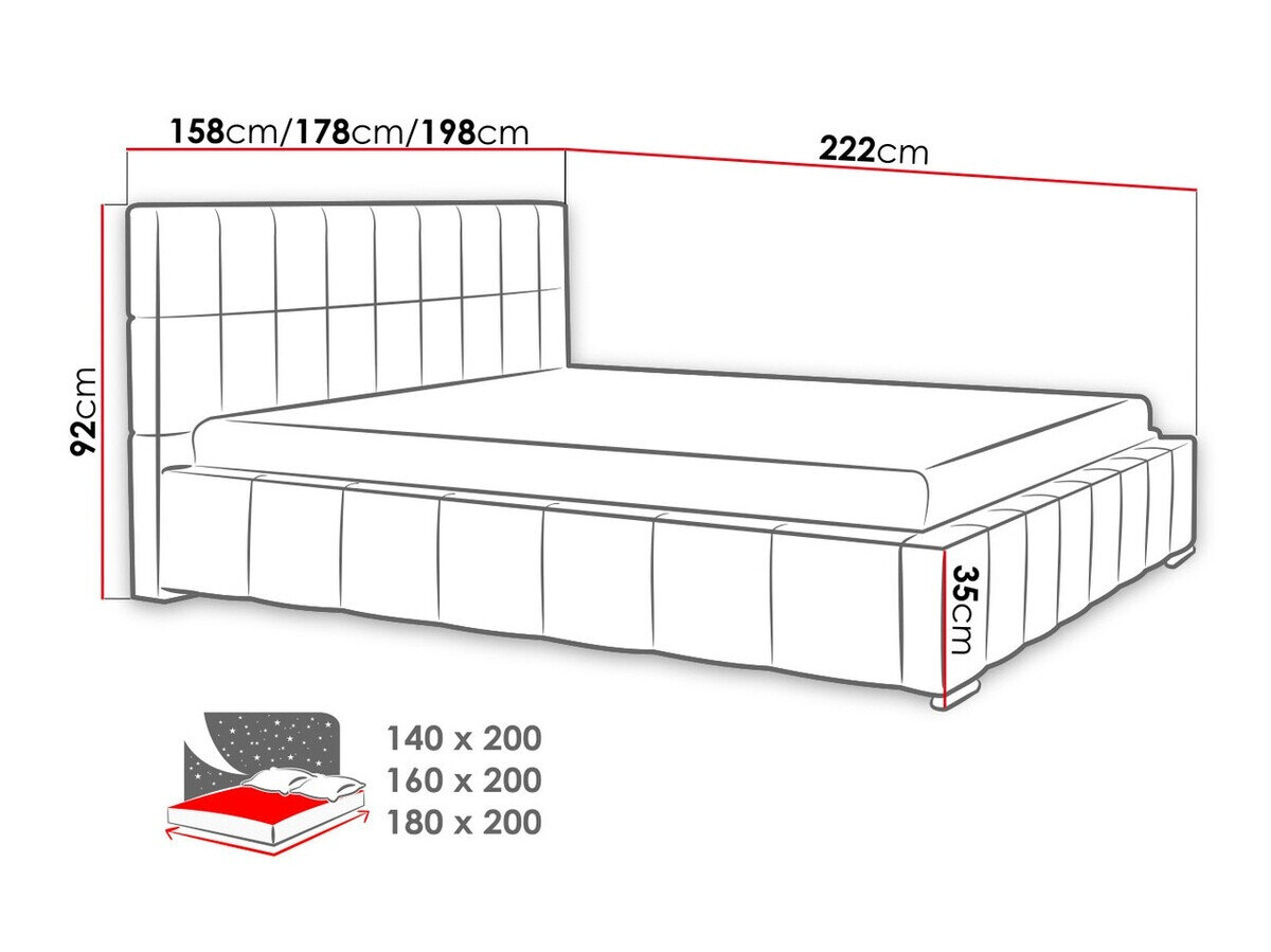 Bed Arcus (Rico 23)
