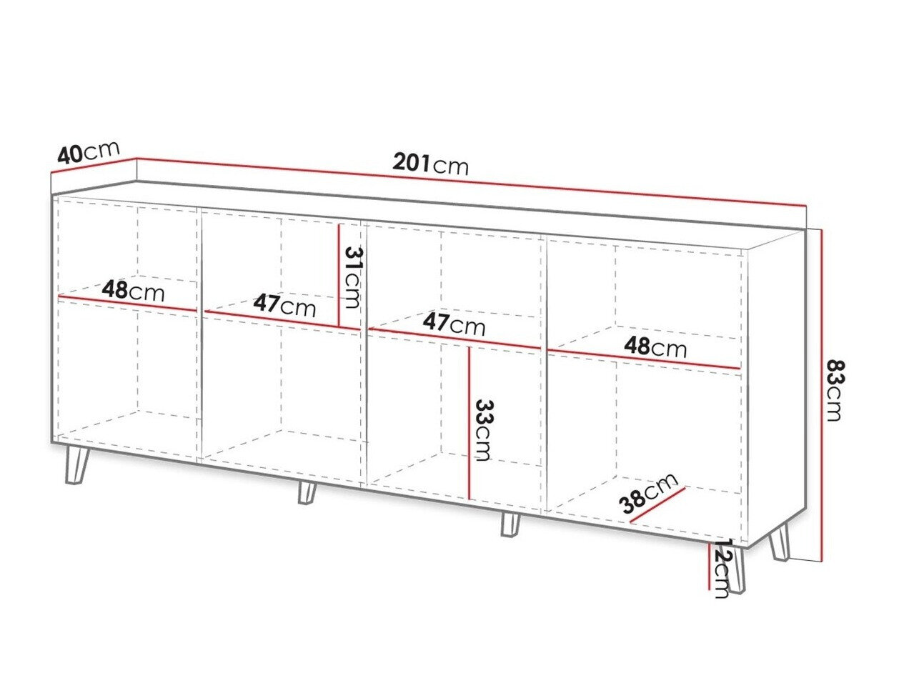 Skænk Levmari 101 (Hvid)