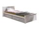 Bed Henderson 116 (Wit + Grijs)