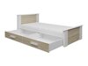 Bed Henderson 116 (Wit + Grijs)