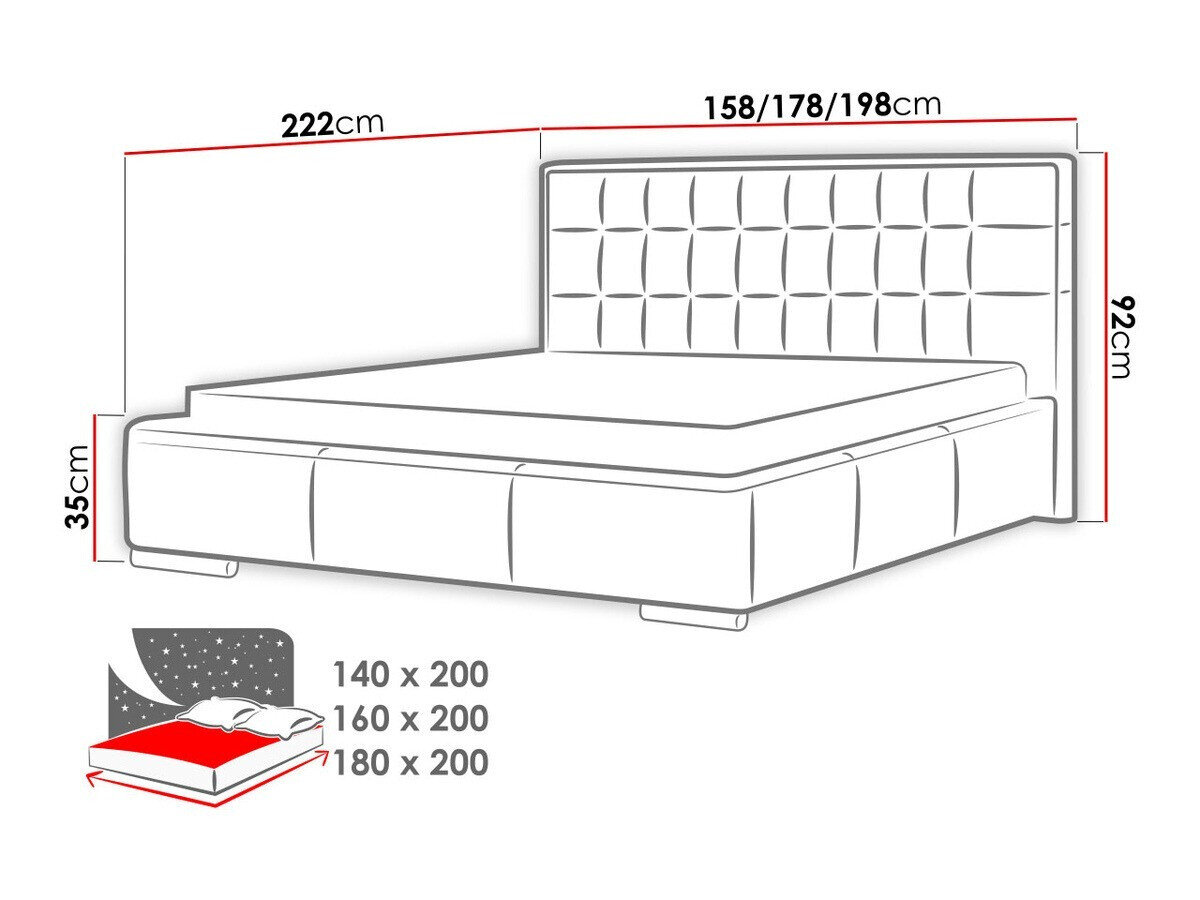 Bed Portus (Soft 017)