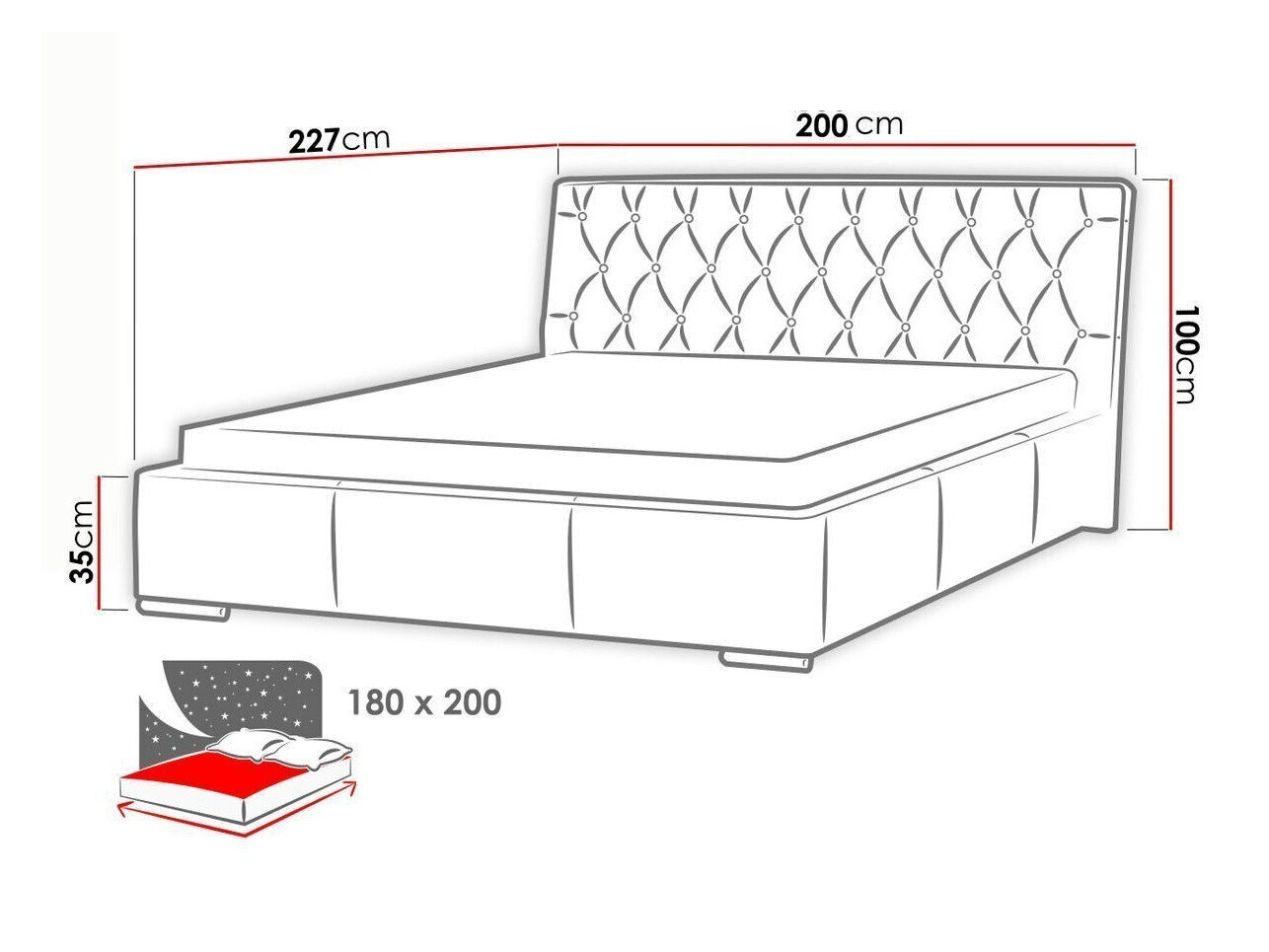 Bed Templum II (Soft 017)